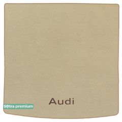 Двухслойные коврики Sotra Premium Beige для Audi A4/S4/RS4 (mkIV)(B8)(универсал)(багажник) 2008-2016