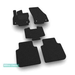 Двошарові килимки Sotra Classic Black для Volkswagen Tiguan (mkII)(Allspace)(1-2 ряд) 2016→