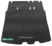 Двошарові килимки Sotra Classic Black для Volkswagen Caddy (mkIII)(Life)(5 місць)(+ під 2 ряд)(багажник) 2003-2020 - Фото 1