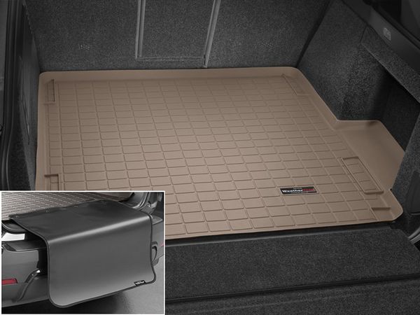 Килимок из захистом WeatherTech Beige для Land Rover Range Rover (mkIV)(not PHEV)(trunk behind 2 row) 2012-2021 - Фото 2
