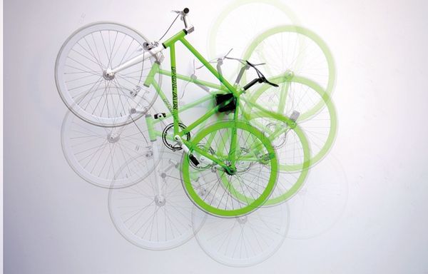 Настенный держатель Peruzzo 445-BC Qube Bike Rack XL (White-Light Brown) - Фото 2