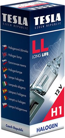 Автомобільна лампа Tesla B50101 тип H1 (Long Life)(12V; 55W; P14.5s) - Фото 3