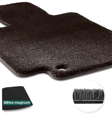 Двошарові килимки Sotra Magnum Black для Skoda Octavia (mkIV)(універсал)(багажник) 2020→ - Фото 1