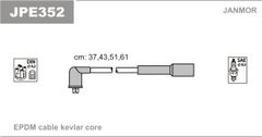 Дроти запалювання Janmor JPE352 для Kia Rio 1.3 (B3)