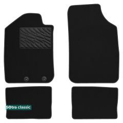 Двошарові килимки Sotra Classic Black для Dacia Spring (mkI)(електро) 2021→