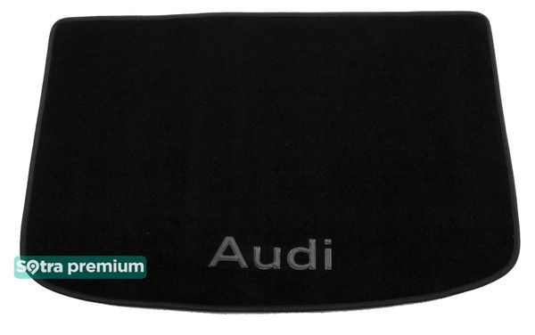Двошарові килимки Sotra Premium Black для Audi A1/S1 (mkI)(багажник) 2010-2018 - Фото 1