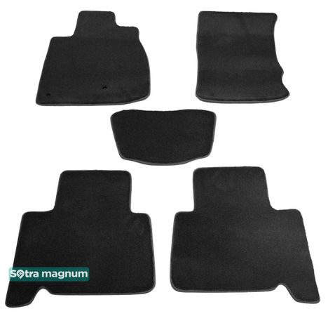 Двошарові килимки Sotra Magnum Black для Toyota Land Cruiser Prado (J120)(1-2 ряд) 2002-2009 - Фото 2