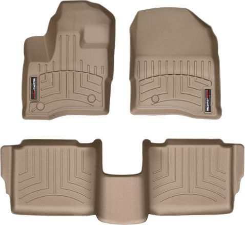 Коврики Weathertech Beige для Ford Taurus (mkVI) 2011-2019 - Фото 1