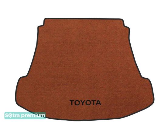 Двошарові килимки Sotra Premium Terracotta для Toyota Fortuner (mkI)(багажник) 2005-2015 - Фото 1