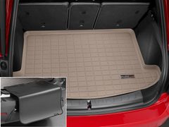 Килимок из захистом WeatherTech Beige для Mini Coutryman (mkII)(F60)(no cargo net)(trunk) 2017→ - Фото 2