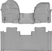 Коврики WeatherTech Grey для Ford F-150 (mkXIII)(extended cab)(1 row - 1pc.)(1 row bench seats) 2015-2020 - Фото 1