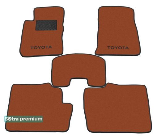 Двошарові килимки Sotra Premium Terracotta для Toyota Avalon (mkII) 2000-2004 - Фото 1