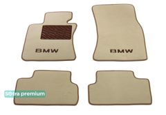 Двошарові килимки Sotra Premium Beige для BMW 6-series (E63) 2003-2010