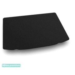 Двошарові килимки Sotra Premium Black для Kia Stonic (mkI)(верхній рівень)(багажник) 2017→