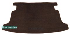 Двошарові килимки Sotra Premium Chocolate для Toyota Corolla (mkIX)(E120)(хетчбек)(багажник) 2000-2006