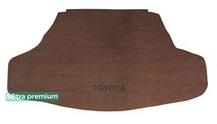 Двухслойные коврики Sotra Premium Chocolate для Toyota Camry (mkVIII)(XV70)(багажник) 2017→