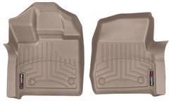 Коврики WeatherTech Beige для Ford F-150 (mkXIII)(single cab)(2 pcs.)(1 row) 2015-2020