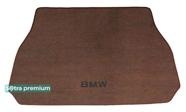 Двухслойные коврики Sotra Premium Chocolate для BMW X5 (E53)(багажник) 1999-2006 - Фото 1