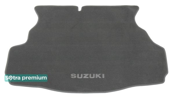 Двошарові килимки Sotra Premium Grey для Suzuki Liana (mkI)(седан)(багажник) 2001-2007 - Фото 1