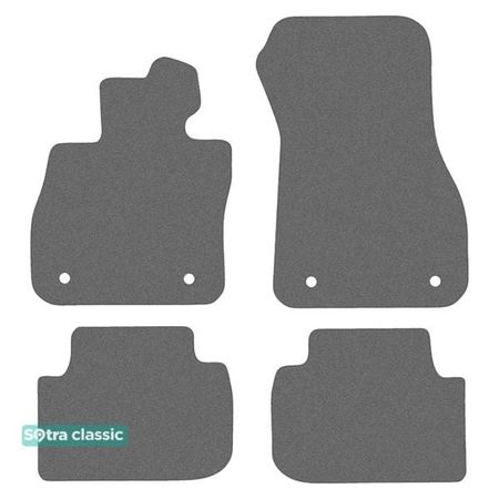Двошарові килимки Sotra Classic Grey для BMW 1-series (F40) 2019→ - Фото 1
