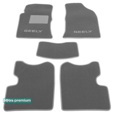 Двошарові килимки Sotra Premium Grey для Geely FC / Vision (mkI) 2006-2011 - Фото 1