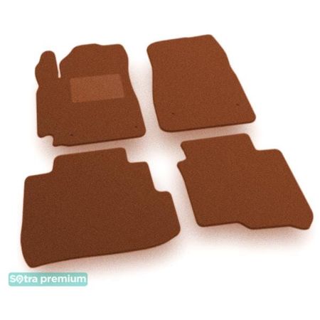Двошарові килимки Sotra Premium Terracotta для Geely GC5 (mkI) 2011-2015 - Фото 1