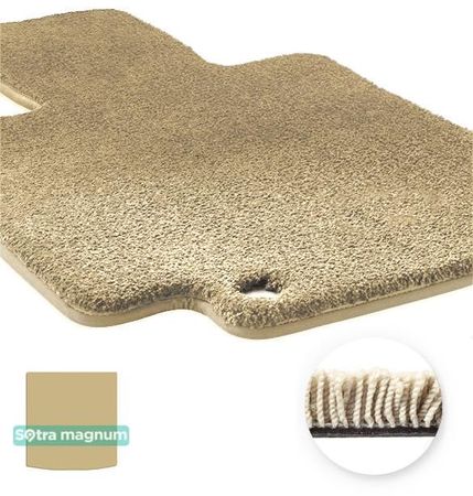 Двошарові килимки Sotra Magnum Beige для Volkswagen Sharan (mkII)(багажник) 2010-2022 - Фото 1