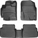 Коврики WeatherTech Black для Toyota Corolla (mkX)(E140)(with vens under seats) / Matrix (mkII); Pontiac Vibe (mkII)(2WD) 2009-2014 automatic (USA)