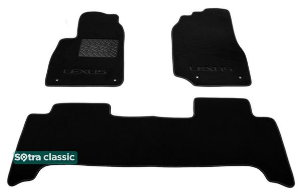 Двошарові килимки Sotra Classic Black для Lexus LX (mkII)(J100) 1998-2007 - Фото 1