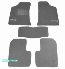 Двошарові килимки Sotra Premium Grey для BYD F3 (mkI) 2005-2013