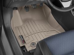 Коврики Weathertech Beige для Toyota Corolla (US)(E170)(with heating vens under front seats) 2013-2016 manual - Фото 2