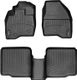 Коврики Weathertech Black для Ford Explorer (mkV)(1-2 row)(2 row bench seats or bucket without console) 2015-2016