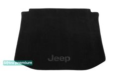 Двошарові килимки Sotra Premium Black для Jeep Grand Cherokee (mkIV)(WK2)(багажник) 2011-2021 - Фото 1