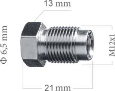 Наконечник WP 5-100-103L (M12х1) під трубку 6.35мм - Фото 1