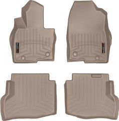 Коврики Weathertech Beige для Mazda CX-9 (mkII)(6 seats no console on 2 row)(1-2 row) 2020→