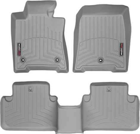 Коврики WeatherTech Grey для Acura TL (mkIV)(FWD) 2009-2014 - Фото 1