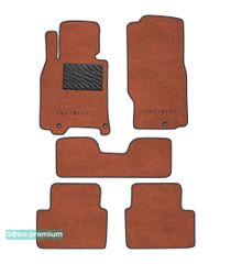 Двошарові килимки Sotra Premium Terracotta для Infiniti G (mkIV)(3 кліпси) 2006-2013