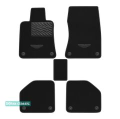 Двухслойные коврики Sotra Classic Black для Aston Martin DBX (mkI) 2020→