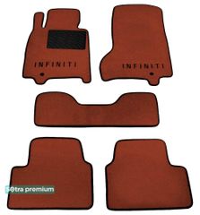 Двошарові килимки Sotra Premium Terracotta для Infiniti G (mkIV)(2 кліпси) 2006-2013