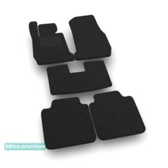 Двошарові килимки Sotra Premium Black для BMW 3-series (F34)(Gran Turismo)(задній привід) 2013-2020
