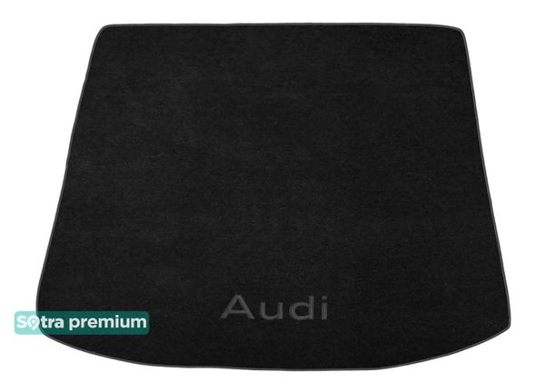 Двошарові килимки Sotra Premium Black для Audi A4/S4/RS4 (mkV)(B9)(седан)(багажник) 2015-2023 - Фото 1