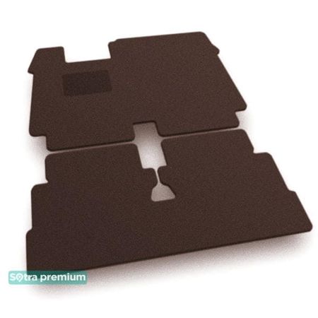 Двошарові килимки Sotra Premium Chocolate для Citroen 2СV (mkI) 1981-1990 - Фото 1
