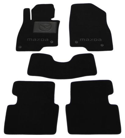 Двошарові килимки Sotra Custom Premium Black для Mazda 3 (mkIII) 2013-2019 - Фото 1