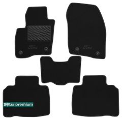 Двухслойные коврики Sotra Premium Black для Ford Edge (mkII) 2014-2021 (EU)