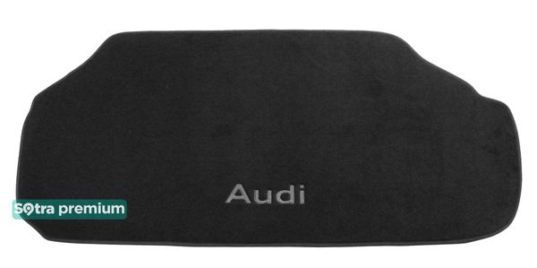 Двухслойные коврики Sotra Premium Black для Audi 100 (mkIV)(C4)(седан)(багажник) 1990-1994 - Фото 1