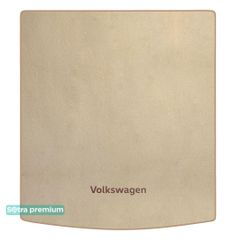 Двошарові килимки Sotra Premium Beige для Volkswagen Atlas/Teramont (mkI)(складений 3 ряд)(багажник) 2017→