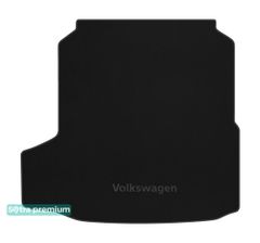 Двошарові килимки Sotra Premium Black для Volkswagen Arteon (mkI)(універсал)(багажник) 2020→