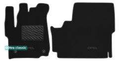 Двухслойные коврики Sotra Classic Black для Opel Vivaro (mkIII)(C) / Zafira (mkIV)(D)(1 ряд) 2019→