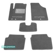 Двошарові килимки Sotra Premium Grey для Hyundai i10 (mkI) 2007-2014 - Фото 1