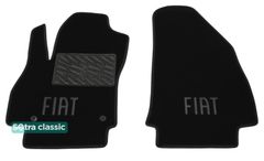 Двухслойные коврики Sotra Classic Black для Fiat Qubo / Fiorino (mkIII)(1 ряд) 2007-2021